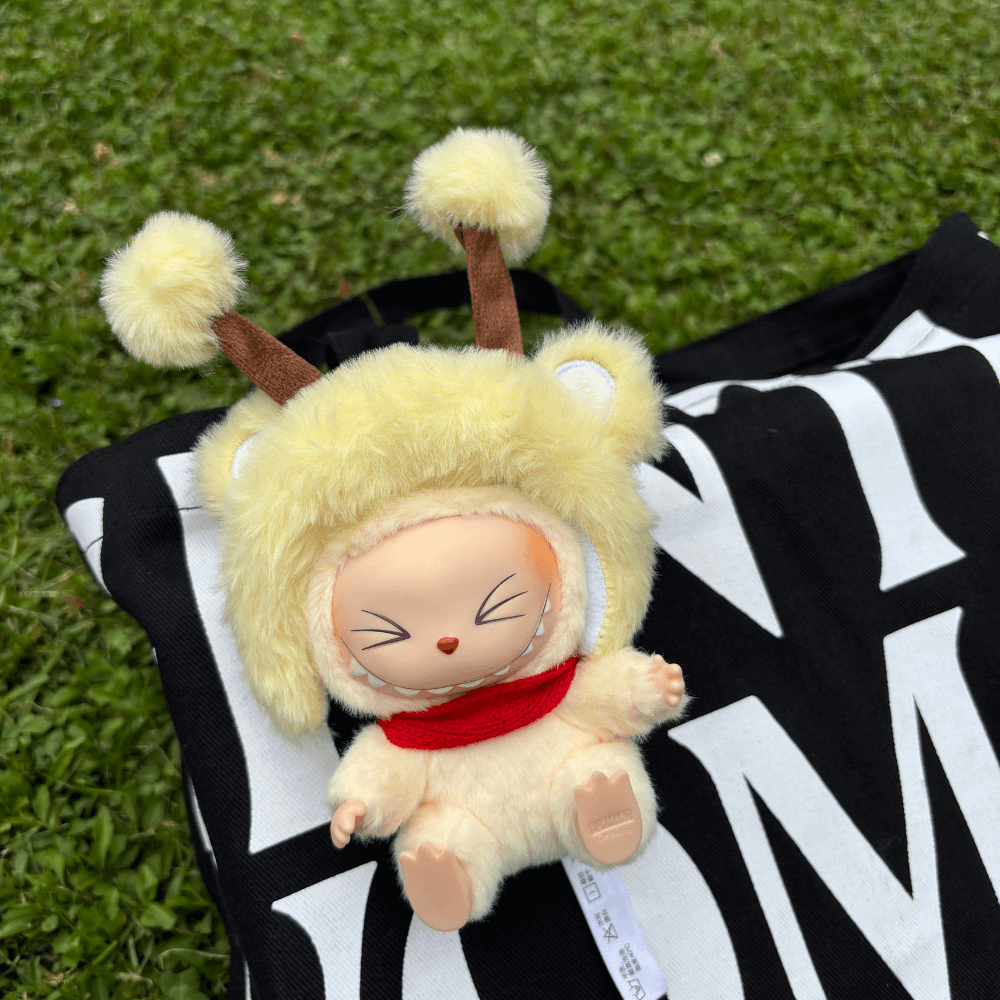 Giraffe Costume Faux Mink Fur 2-Piece Set - Labubu Fashion Clothes-Boobulo