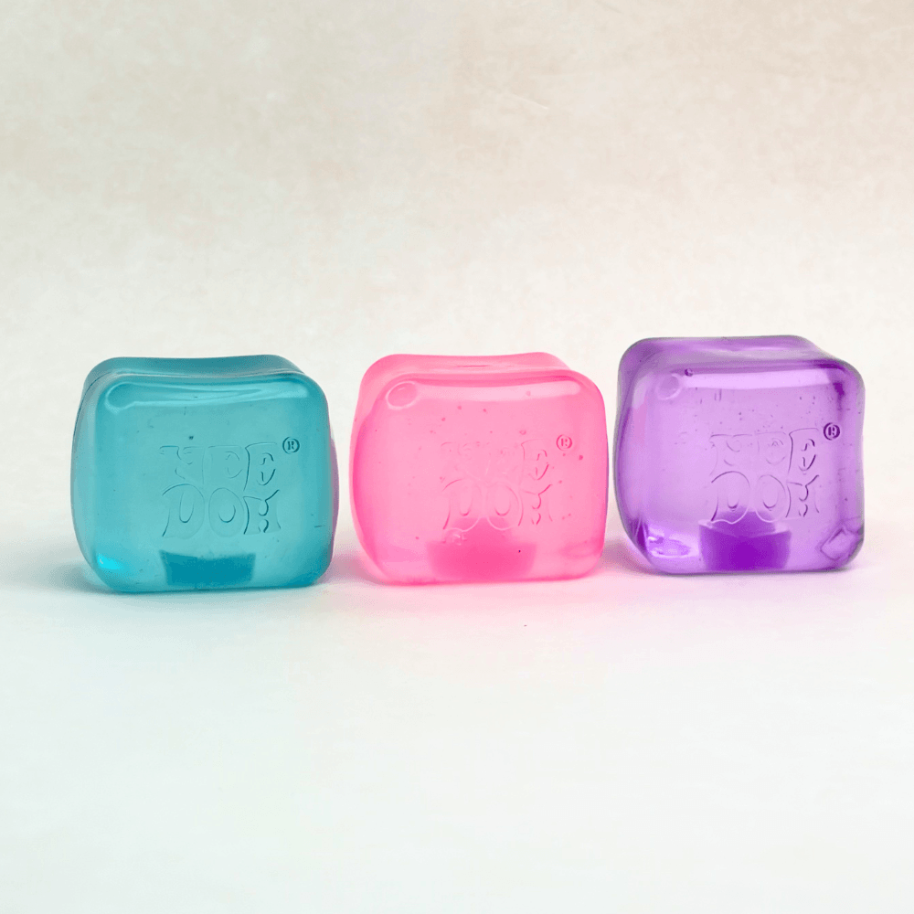 NeeDoh Nice Cube - Satisfying Square Shaped Sensory Toy, Original Size
