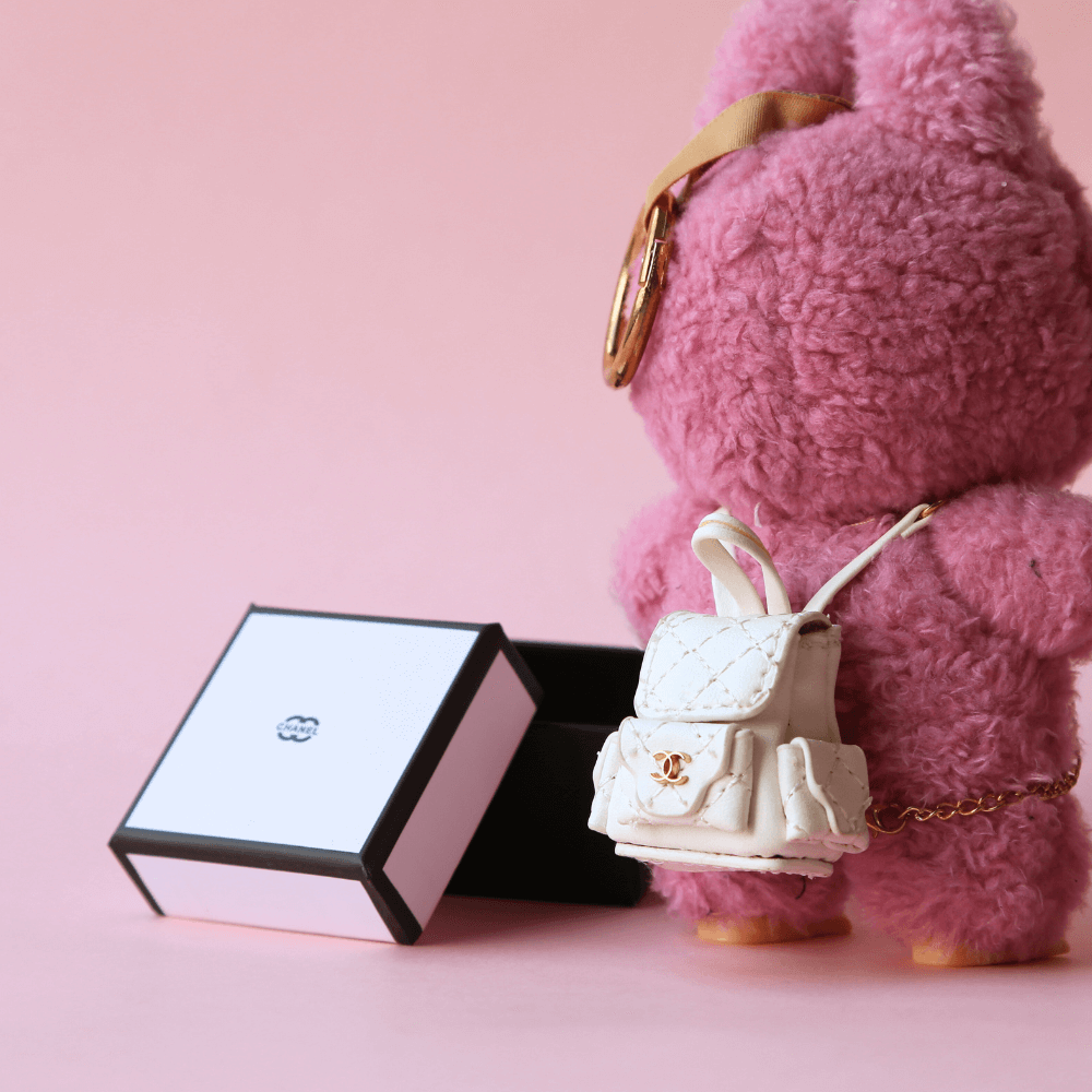 Chanel Chain-Strap Backpack for Labubu