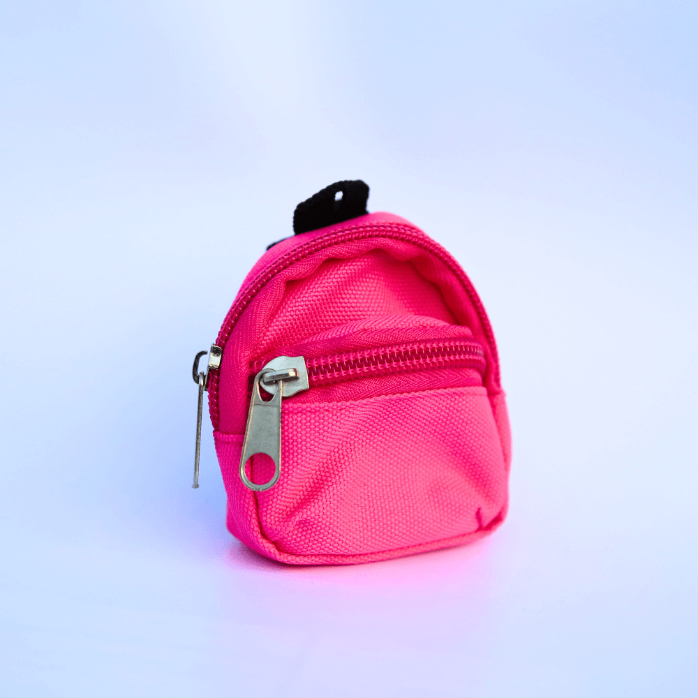 Canvas Mini Backpack – Doll-Sized Bag for Labubu-Boobulo