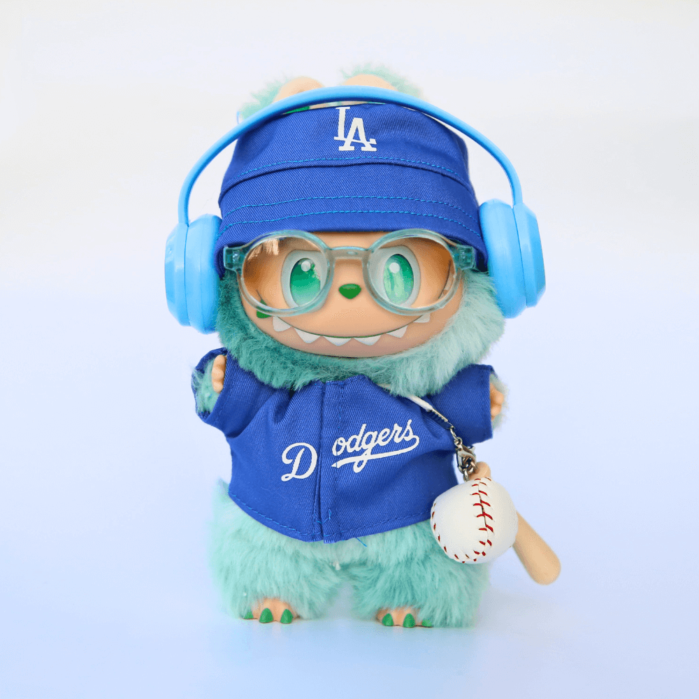 LA Champs Style 2-Piece Jacket Set – Top & Cap  - 6.7″ Labubu Fashion Clothes-Boobulo