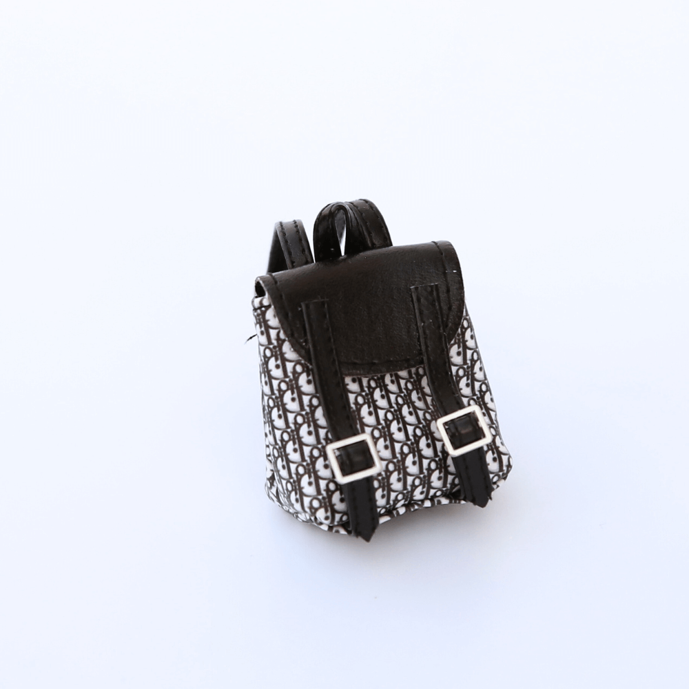 Luxury Mini Backpack – Leather Doll Bag for Labubu-Boobulo