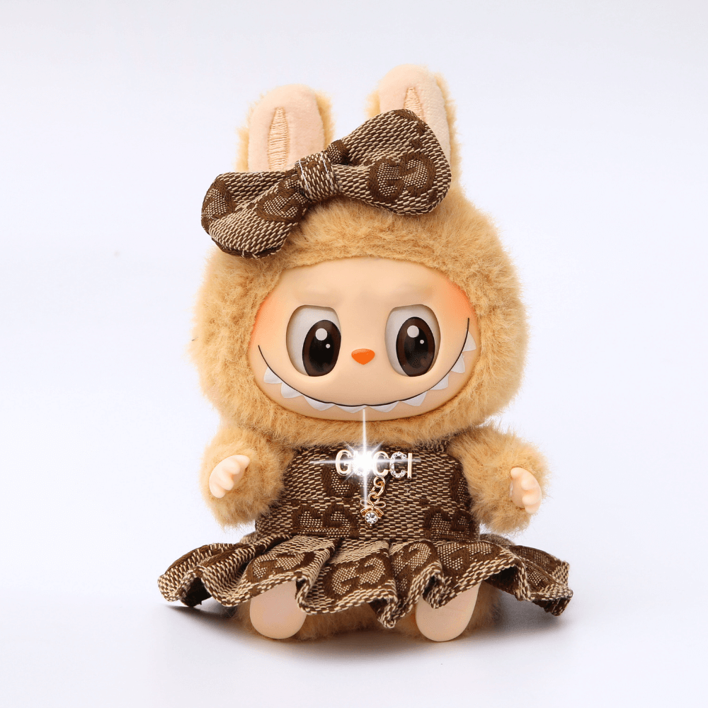 G-Style Princess Look – Mini Dress with Bow for Labubu