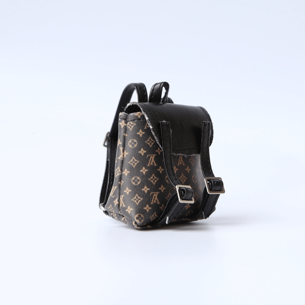 Luxury Mini Backpack – Leather Doll Bag for Labubu-Boobulo