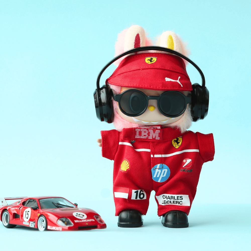 Speed Legend Racing Suit, Suit & Cap- Labubu Clothes-Boobulo