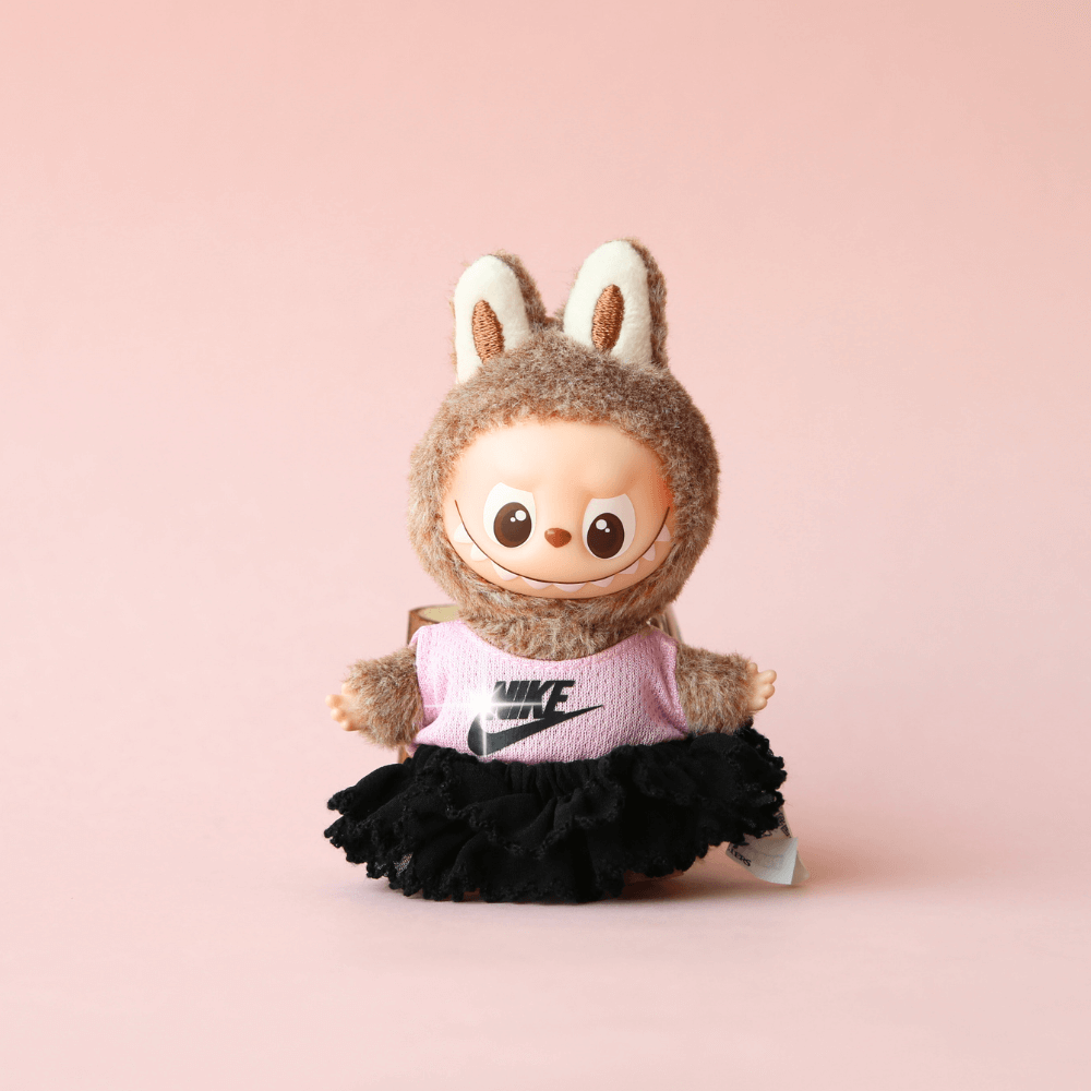 Boobulo™ Nike Tank & Tulle Skirt Set for Labubu 4.0 pin for love 
