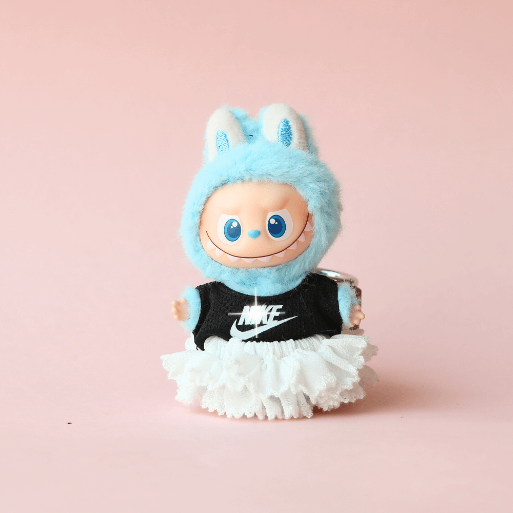 Boobulo™ Nike Tank & Tulle Skirt Set for Labubu 4.0 pin for love 