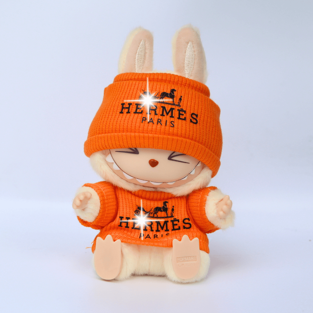 H-Style Top & Hat Set - Labubu Fashion Clothes