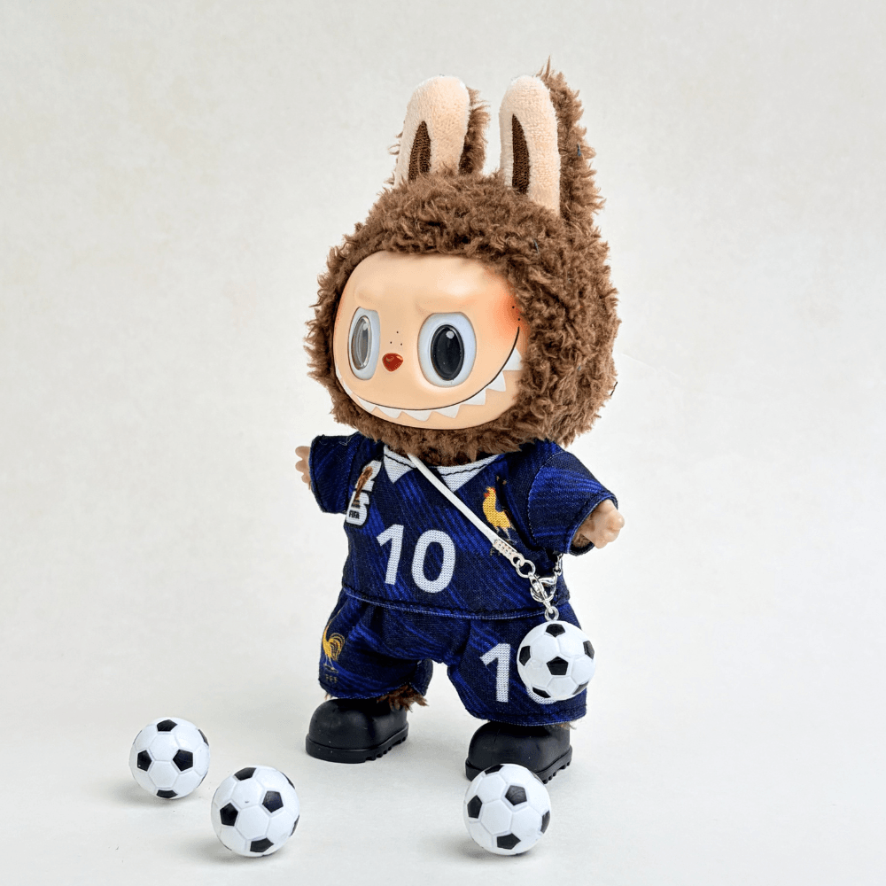 France National Team Football Set (4-Piece with Ball) for Labubu