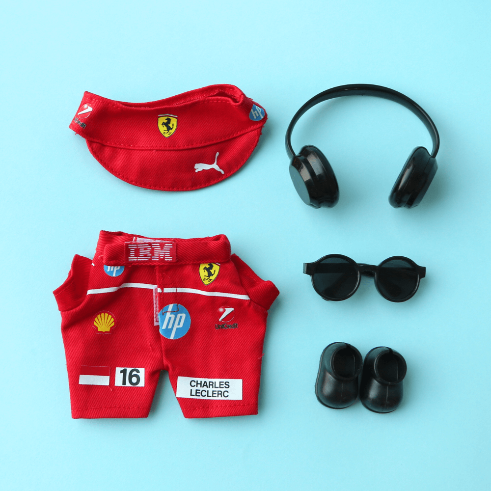 Speed Legend Racing Suit, Suit & Cap- Labubu Clothes-Boobulo