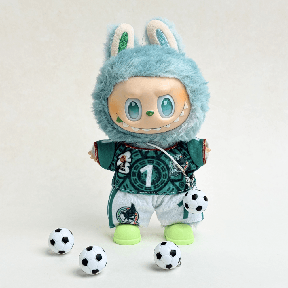 Mexico National Team Football Set (4-Piece with Ball) for Labubu
