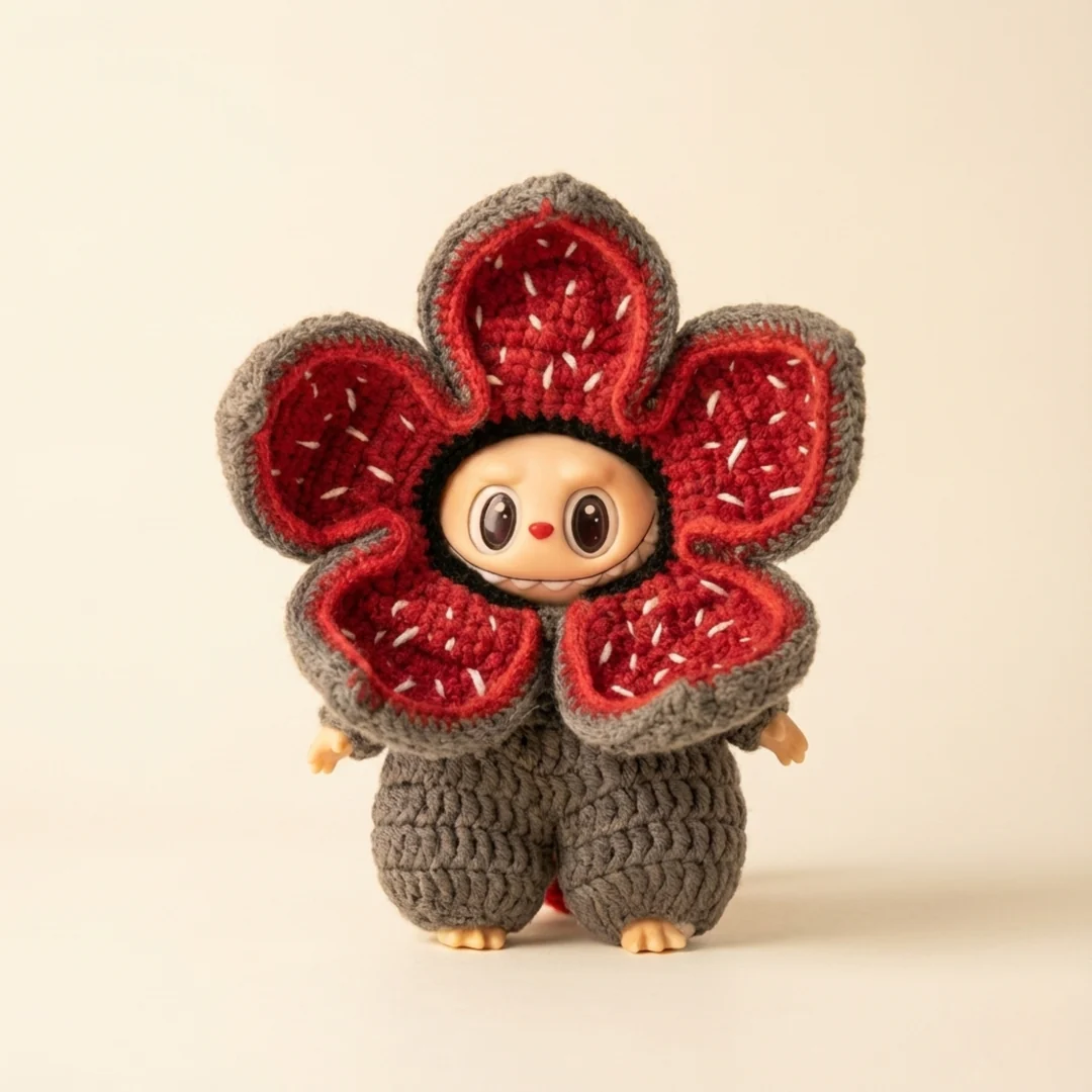 Mystery Dimension Dark Bloom Outfit for Labubu