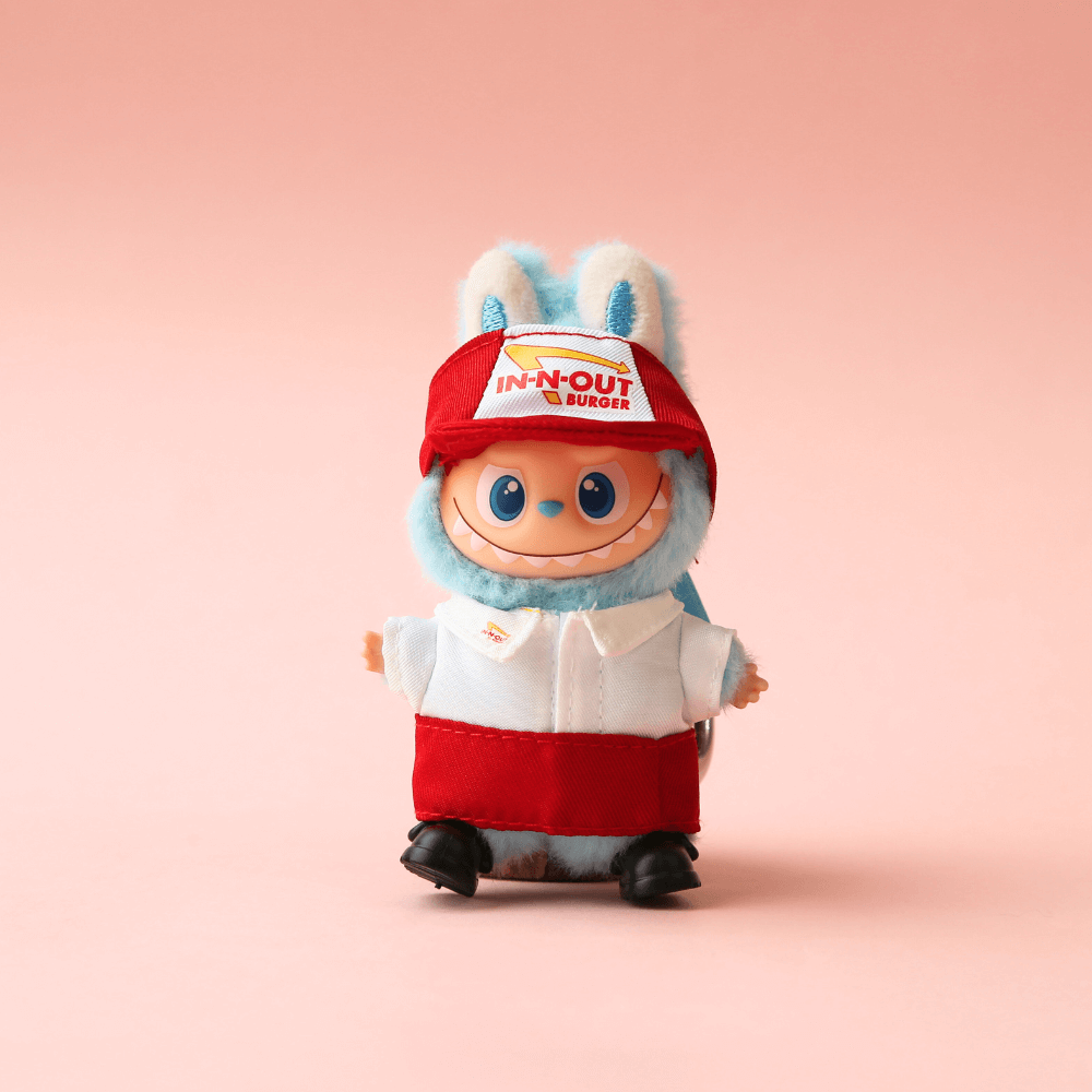 In-N-Out Uniform Apron Outfit (4-Piece) For Labubu 4.0-pin for love