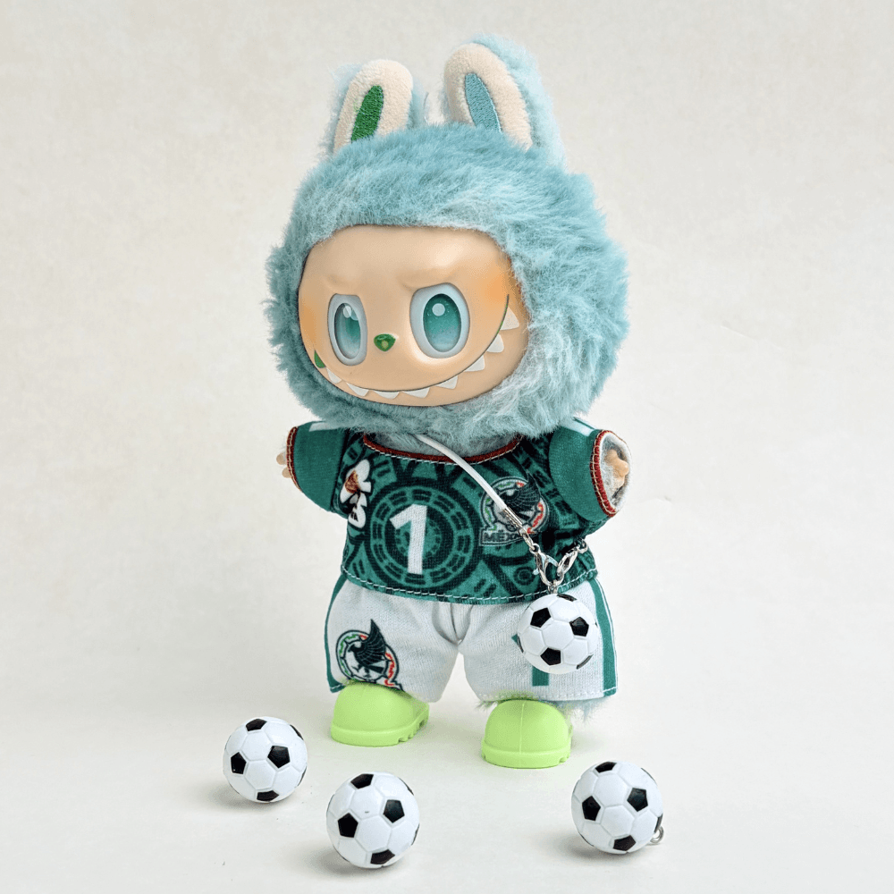 Mexico National Team Football Set (4-Piece with Ball) for Labubu
