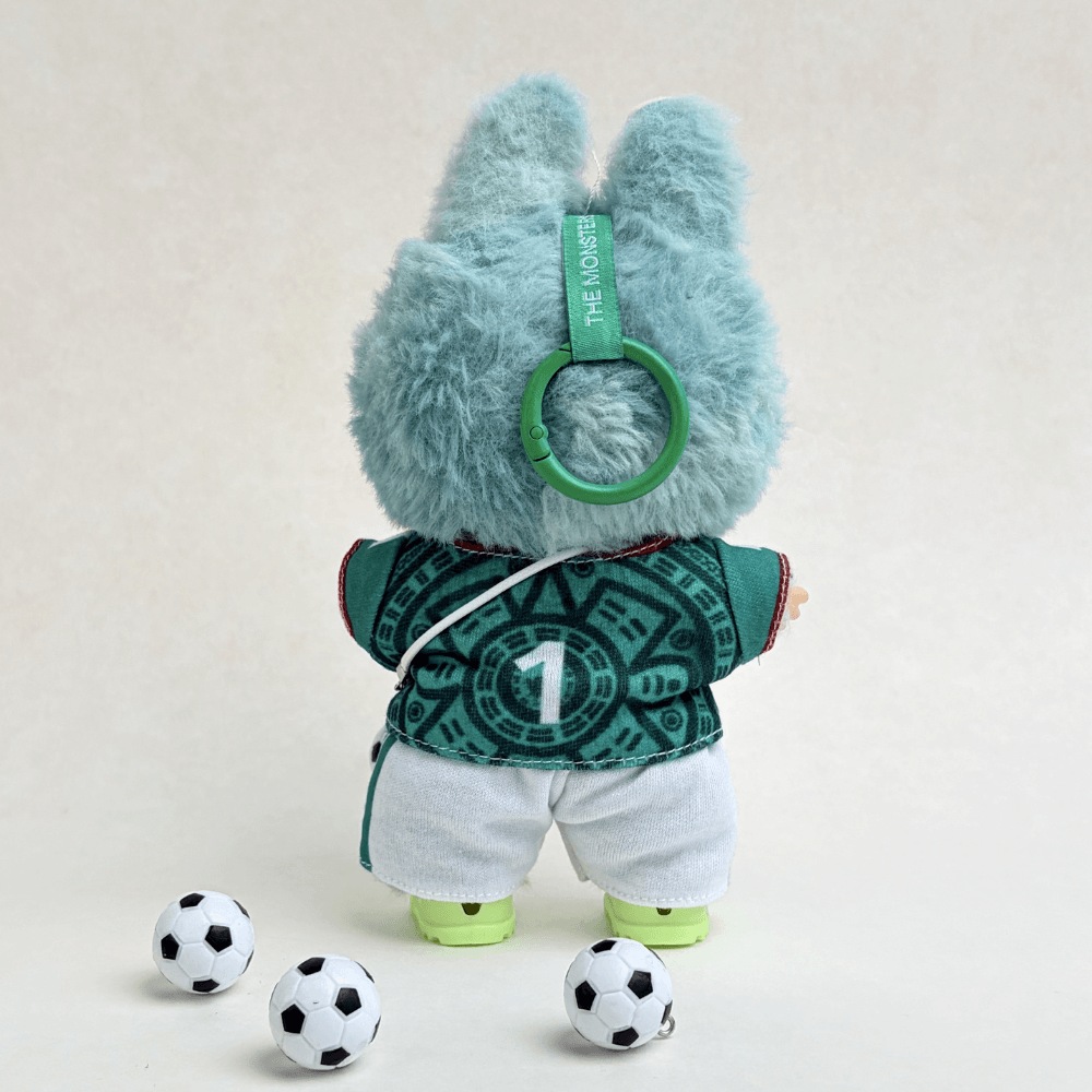 Mexico National Team Football Set (4-Piece with Ball) for Labubu
