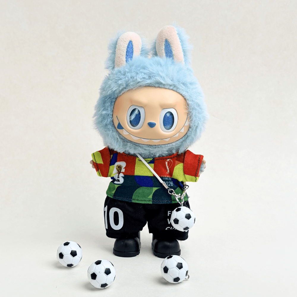 World Cup 2026 Host Cities Edition Football Set (4-Piece with Ball) for Labubu
