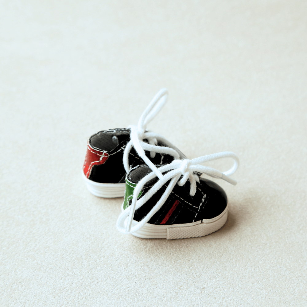 G Style Classic Red & Green Stripe Shoes | Labubu Edition