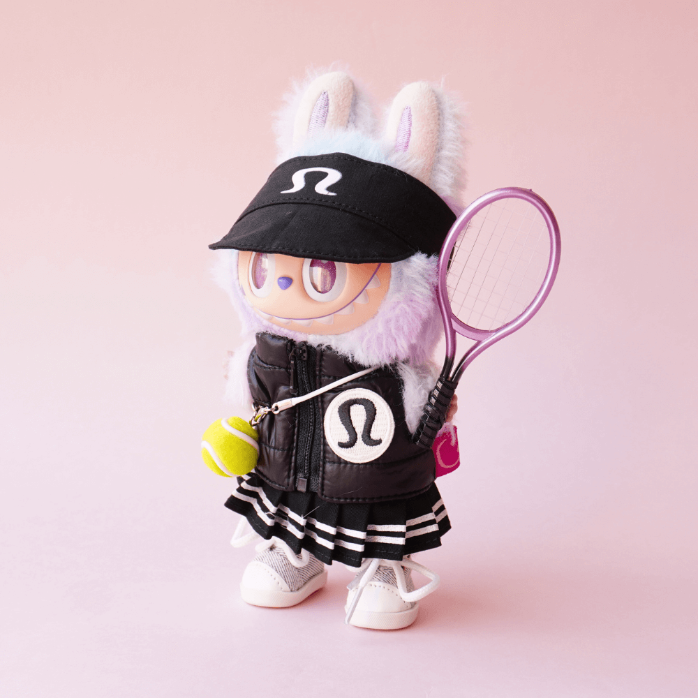 Lulu Style Puffer Vest Outfit (6-Piece) for Labubu