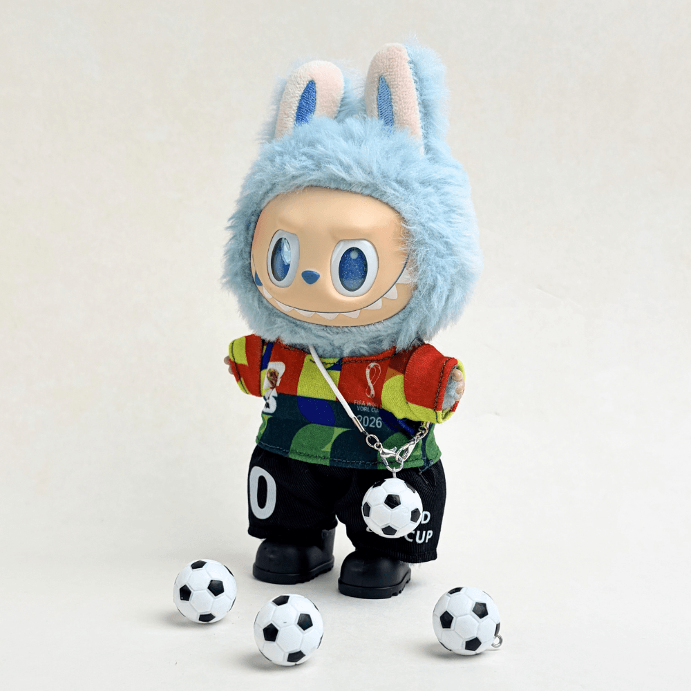 World Cup 2026 Host Cities Edition Football Set (4-Piece with Ball) for Labubu