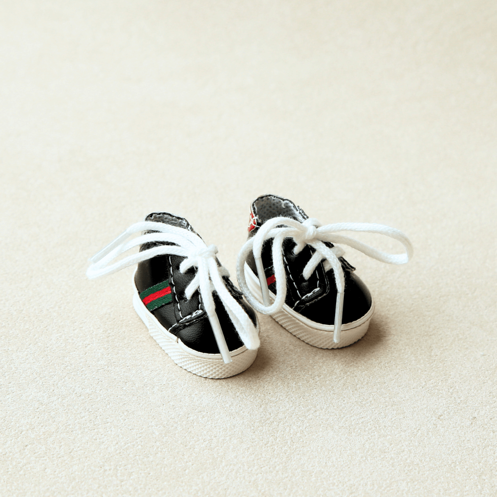 G Style Classic Red & Green Stripe Shoes | Labubu Edition