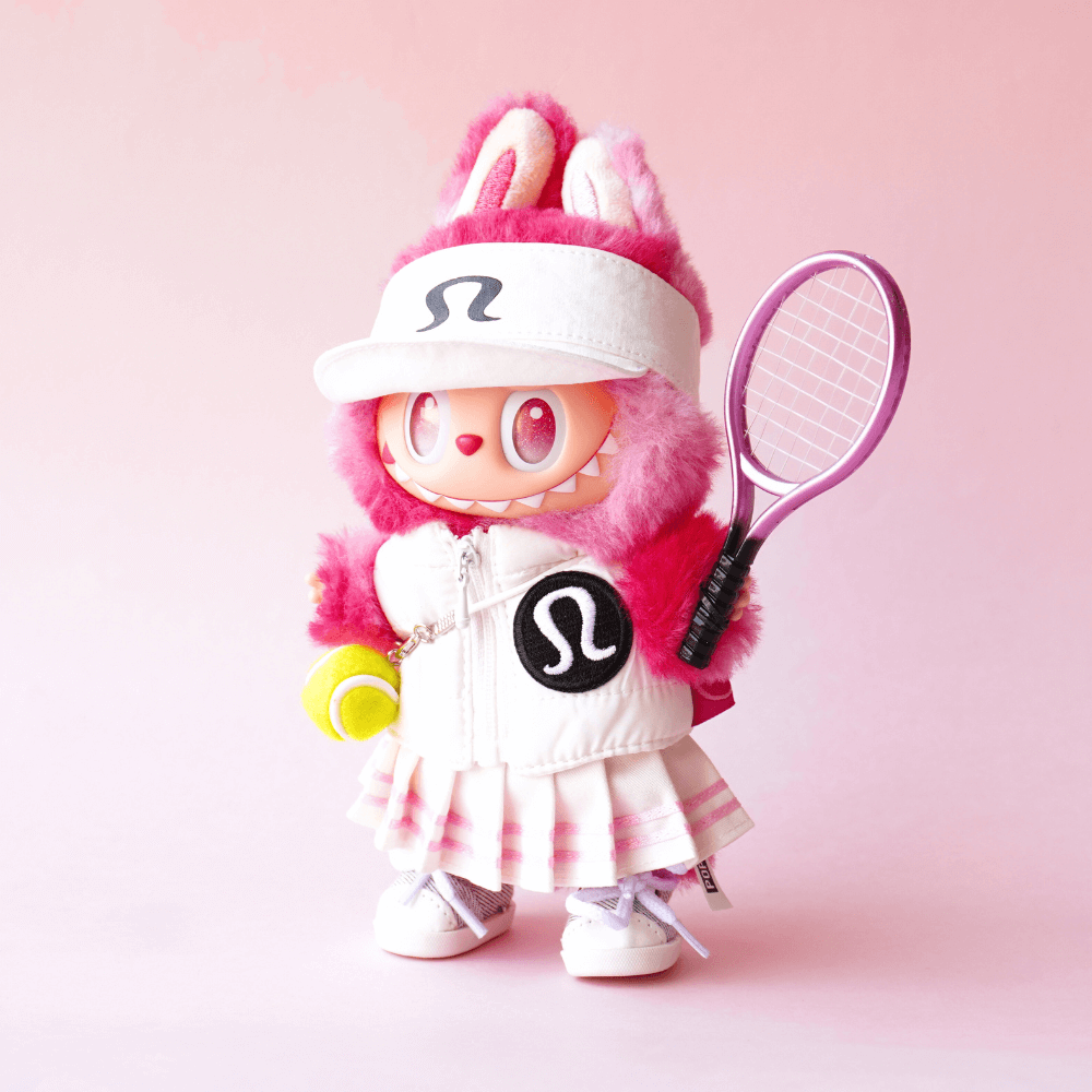 Lulu Style Puffer Vest Outfit (6-Piece) for Labubu