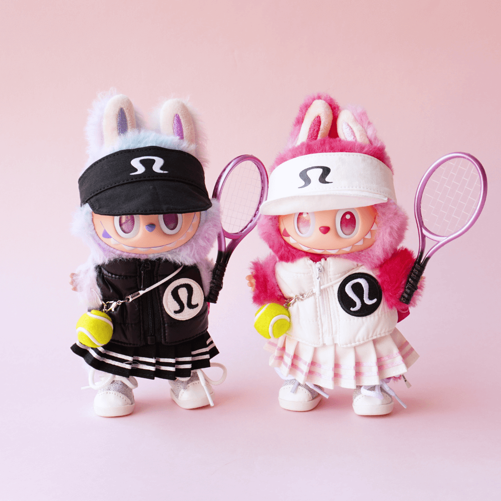 Lulu Style Puffer Vest Outfit (6-Piece) for Labubu