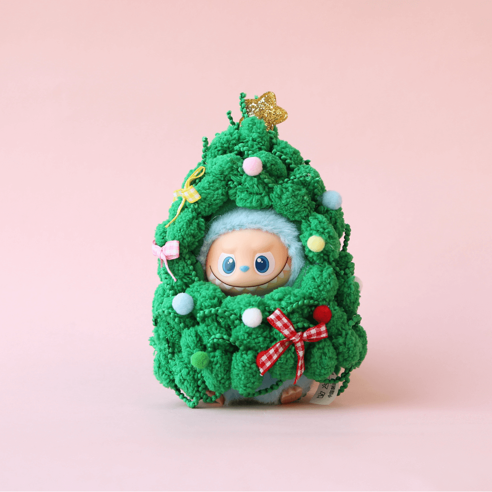Christmas Tree Costume for Labubu 4.0 - Pin for love 