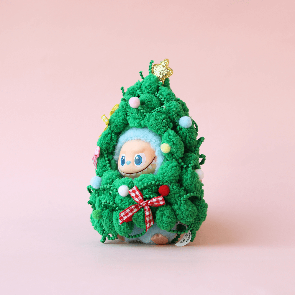 Christmas Tree Costume for Labubu 4.0 - Pin for love 
