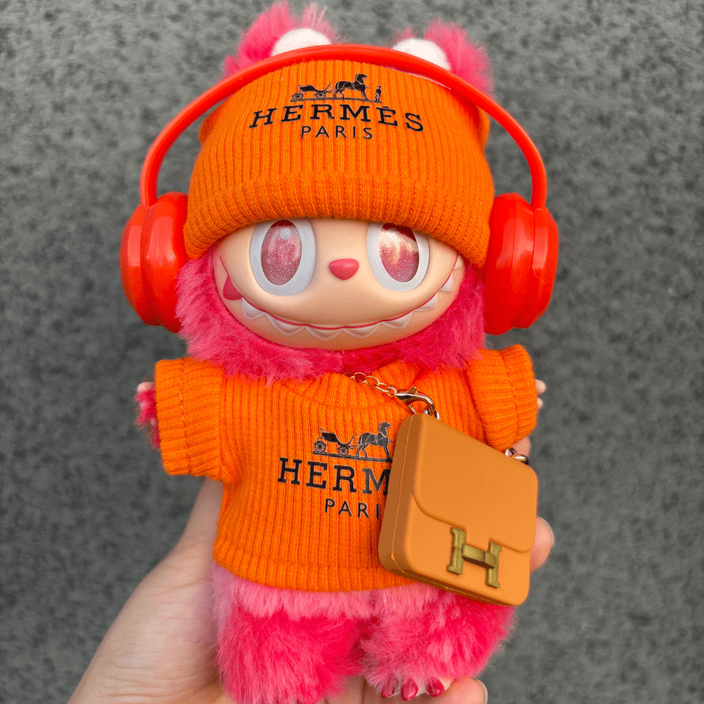 H-Style Top & Hat Set - Labubu Fashion Clothes-Boobulo