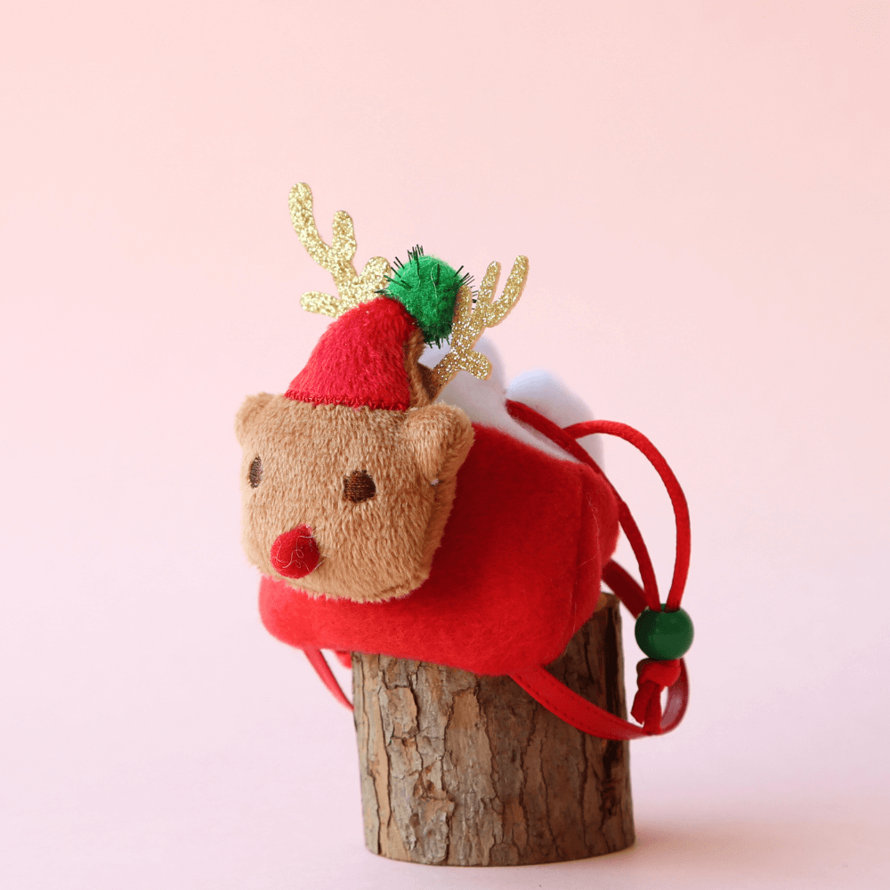 Christmas Plush Backpack for Labubu
