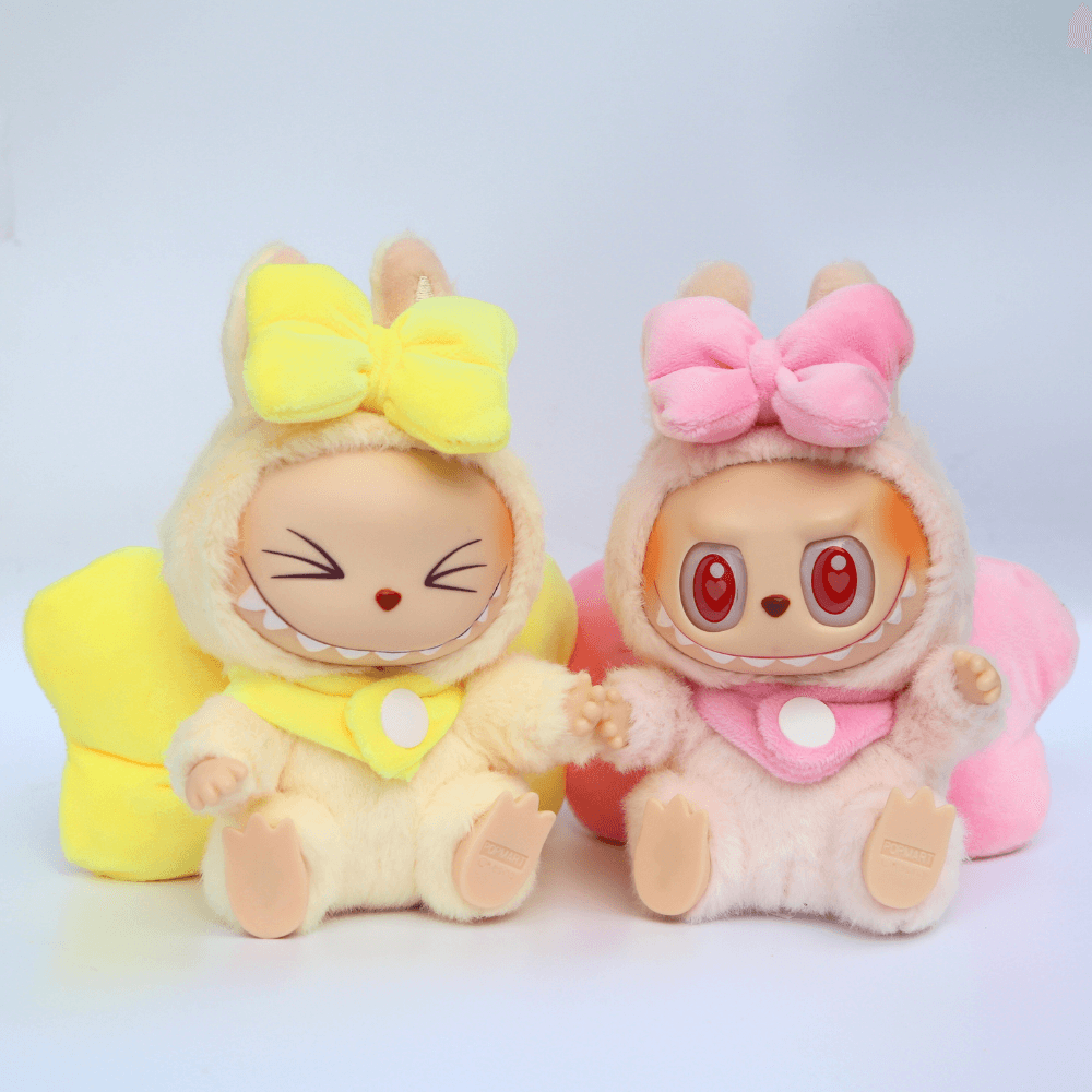 Large Bow 2-Piece Set– Headband & Clothes Labubu Fashion Dres-Boobulo