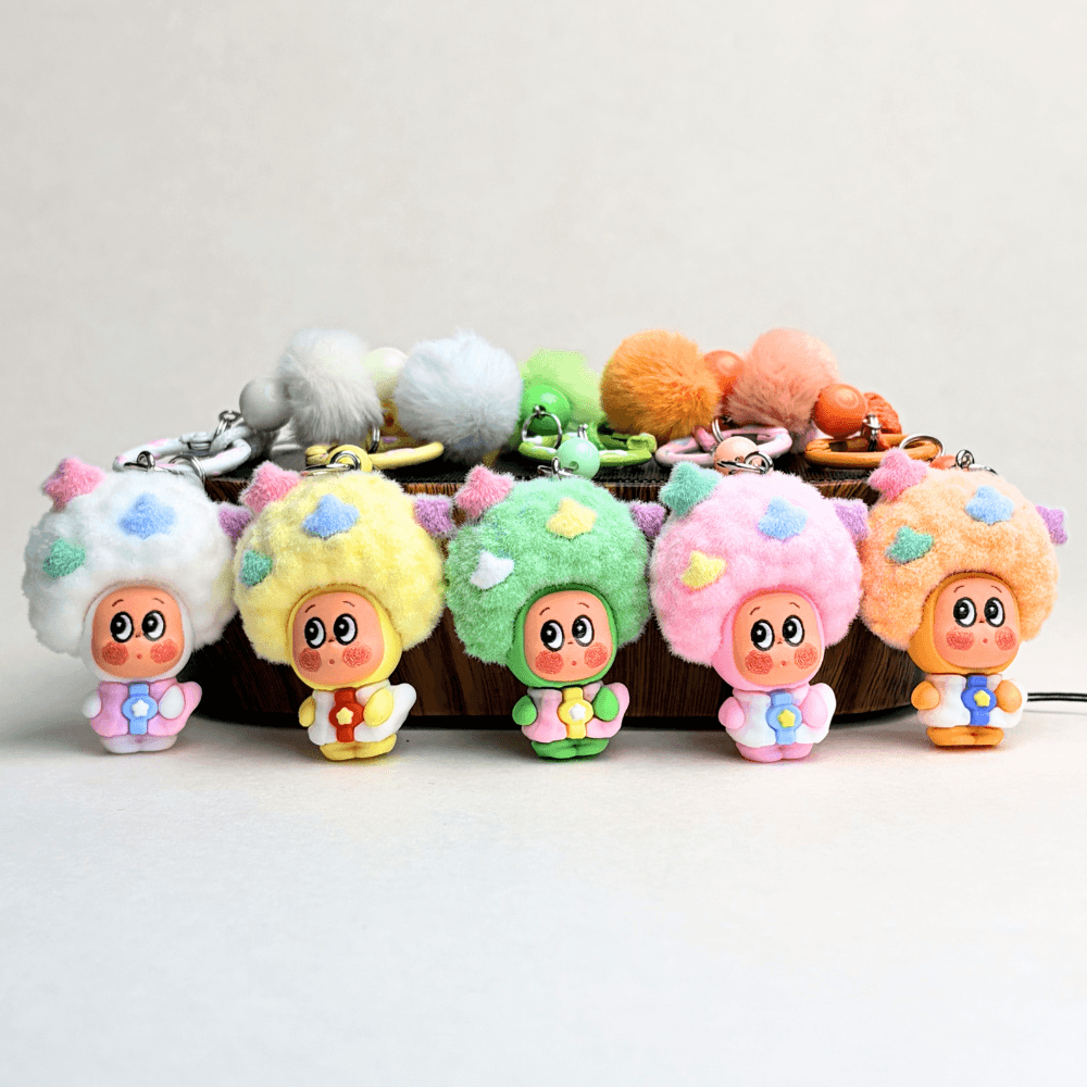 Twinkle Twinkle - Plush Hair Keychain