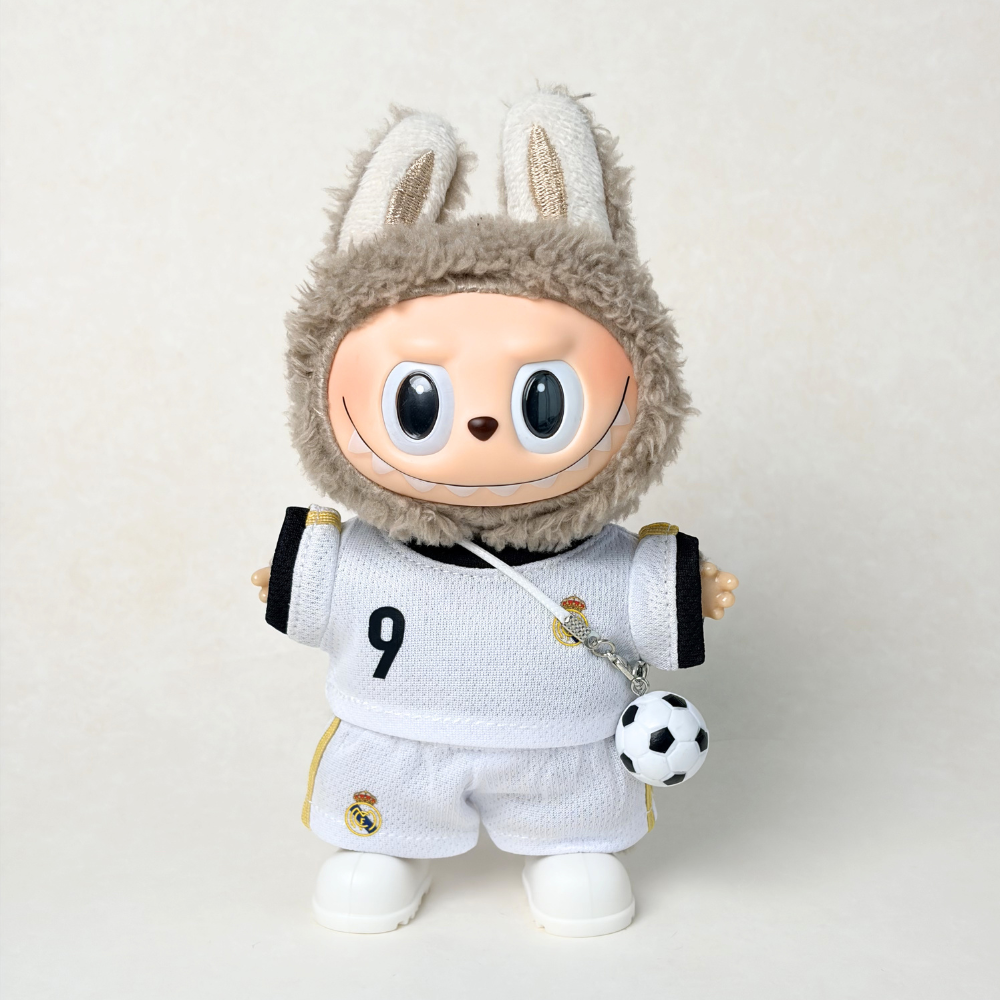 Real Madrid Football Club Set (4-Piece with Ball) for Labubu