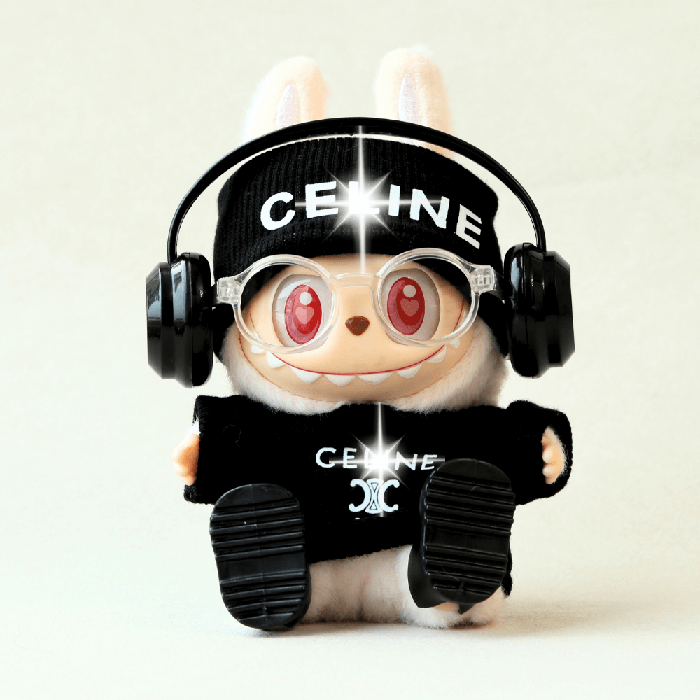 Luxury 2-Piece Set  Hat & Top for Labubu