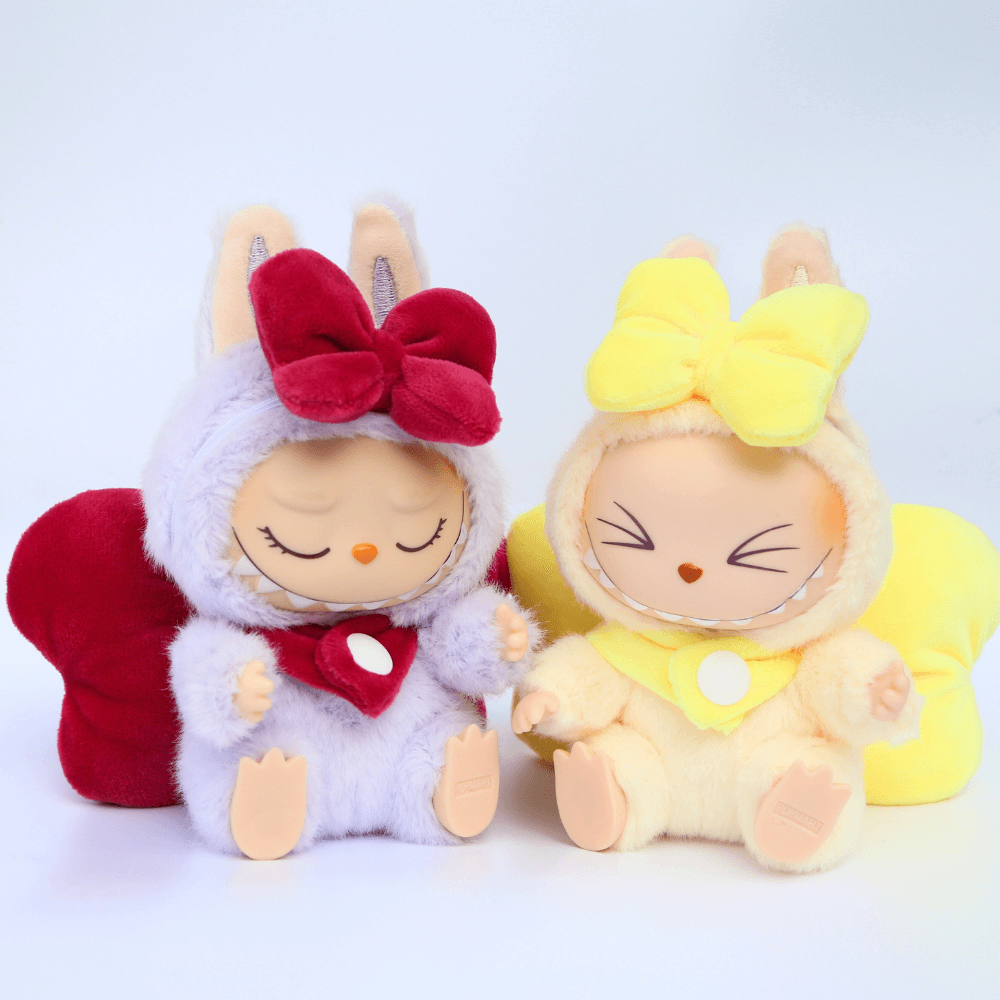 Large Bow 2-Piece Set– Headband & Clothes Labubu Fashion Dres-Boobulo