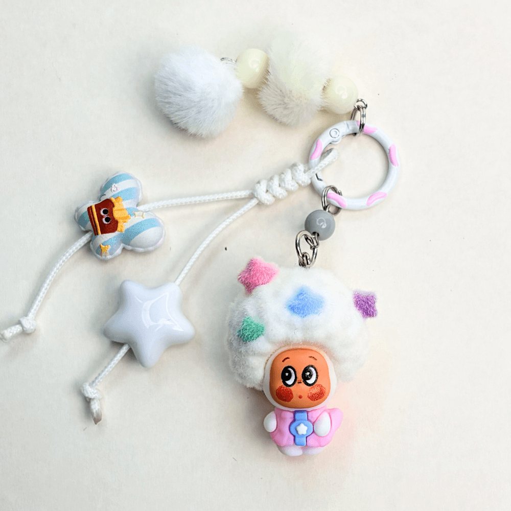 Twinkle Twinkle - Plush Hair Keychain