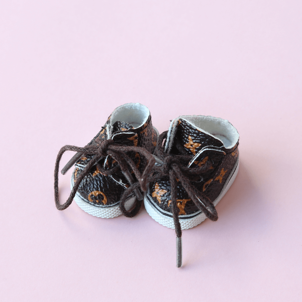 Mini Vuitton Sneakers- – Doll Shoes for Labubu-Boobulo