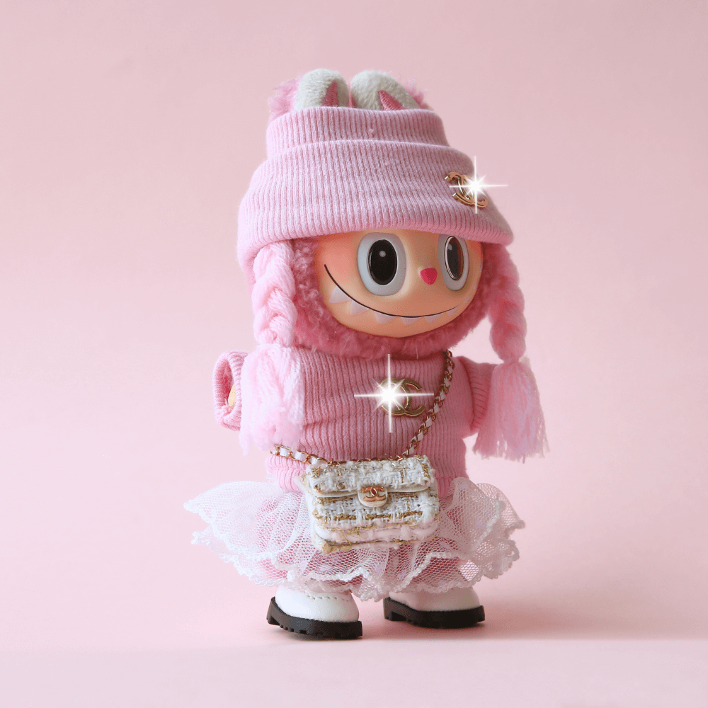 Pink Classic Lady Set (6-Piece) for Labubu