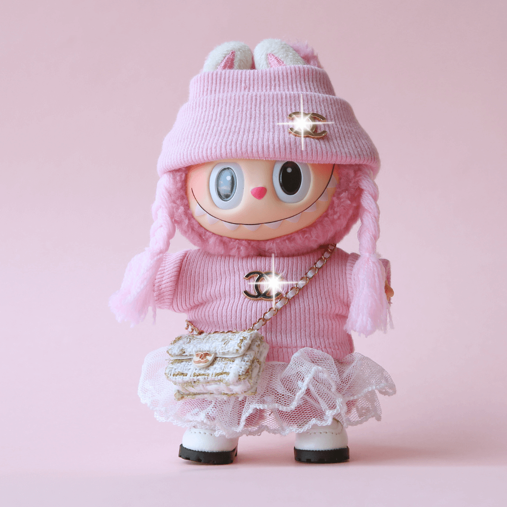 Pink Classic Lady Set (6-Piece) for Labubu