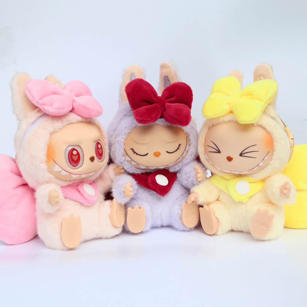 Large Bow 2-Piece Set– Headband & Clothes Labubu Fashion Dres-Boobulo