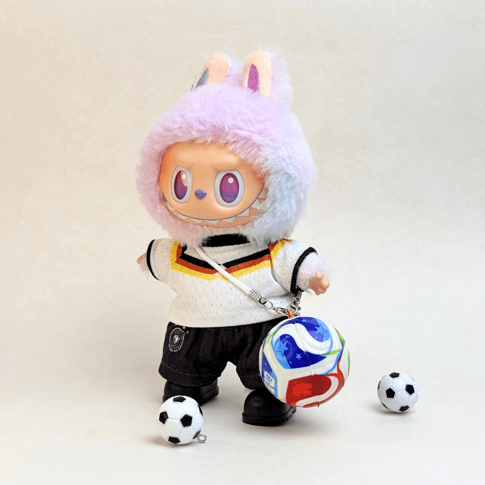 Germany National Team Football Set (4-Piece with Ball) for Labubu