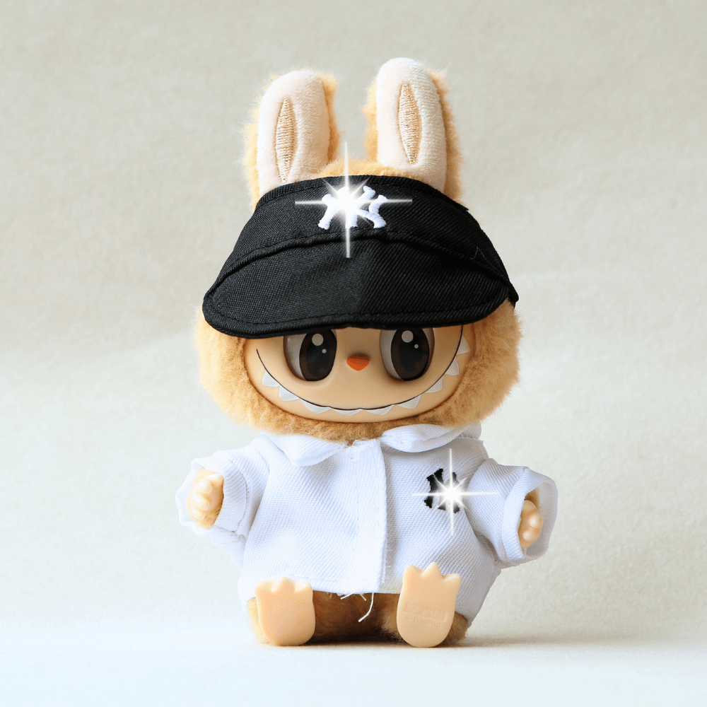 NY Baseball Outfit 2-Piece Set for Labubu