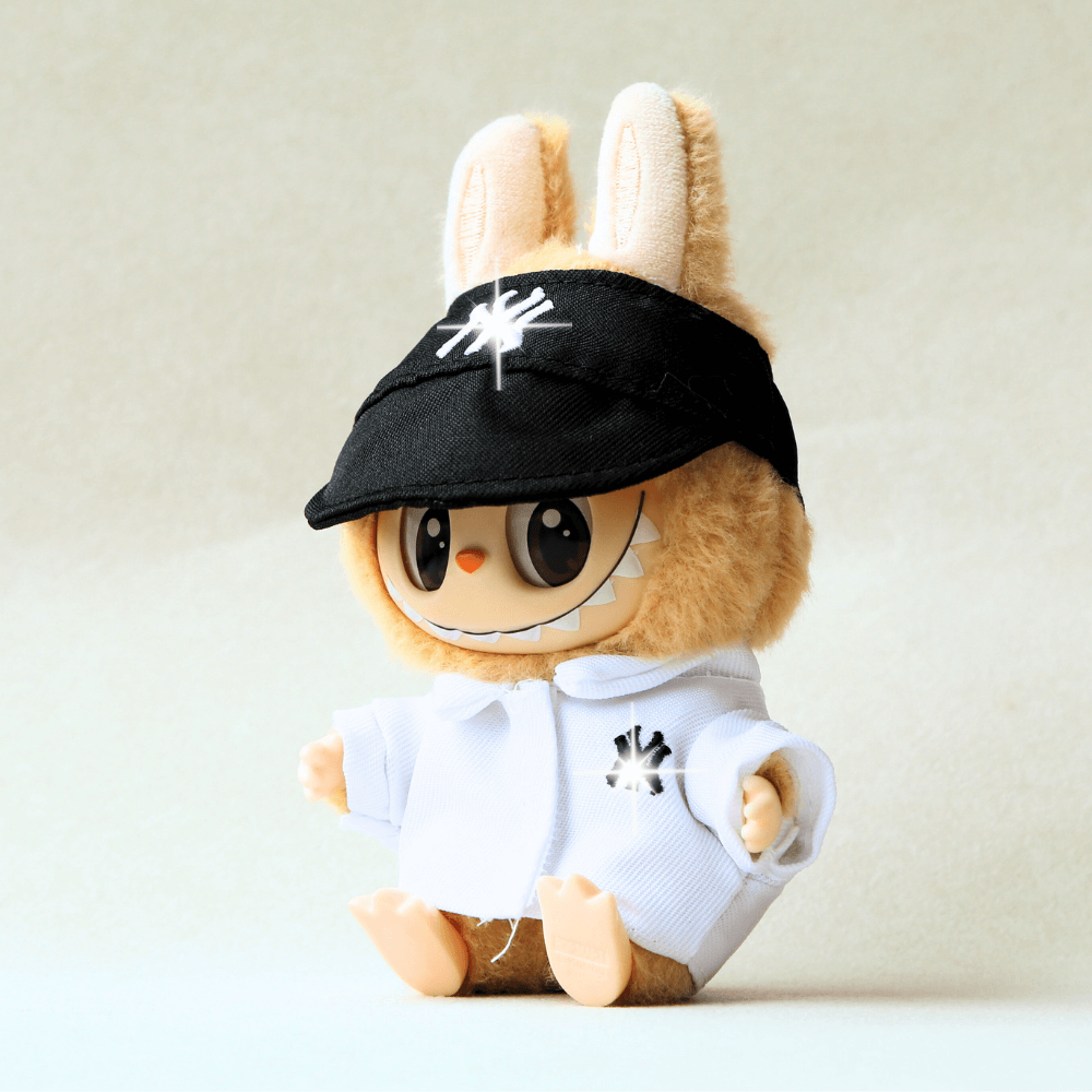 NY Baseball Outfit 2-Piece Set for Labubu