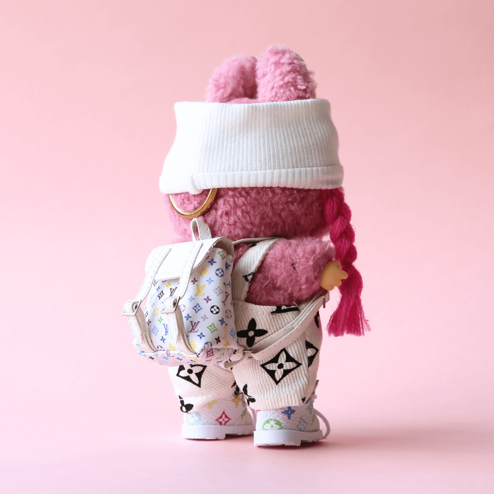 LV Luxury Monogram Vest Set (5-Piece) for Labubu