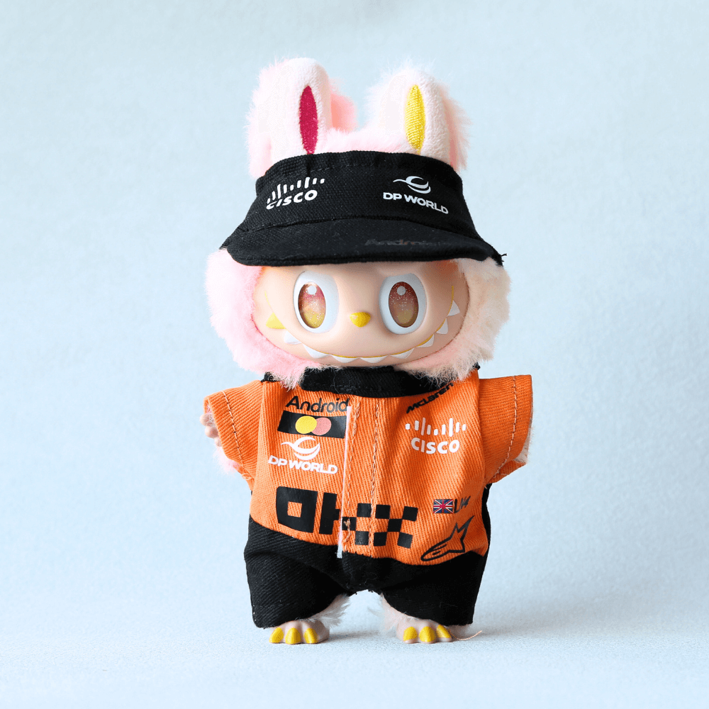 Papaya No.4 Speed·Racing Suit- Labubu Clothes-Boobulo