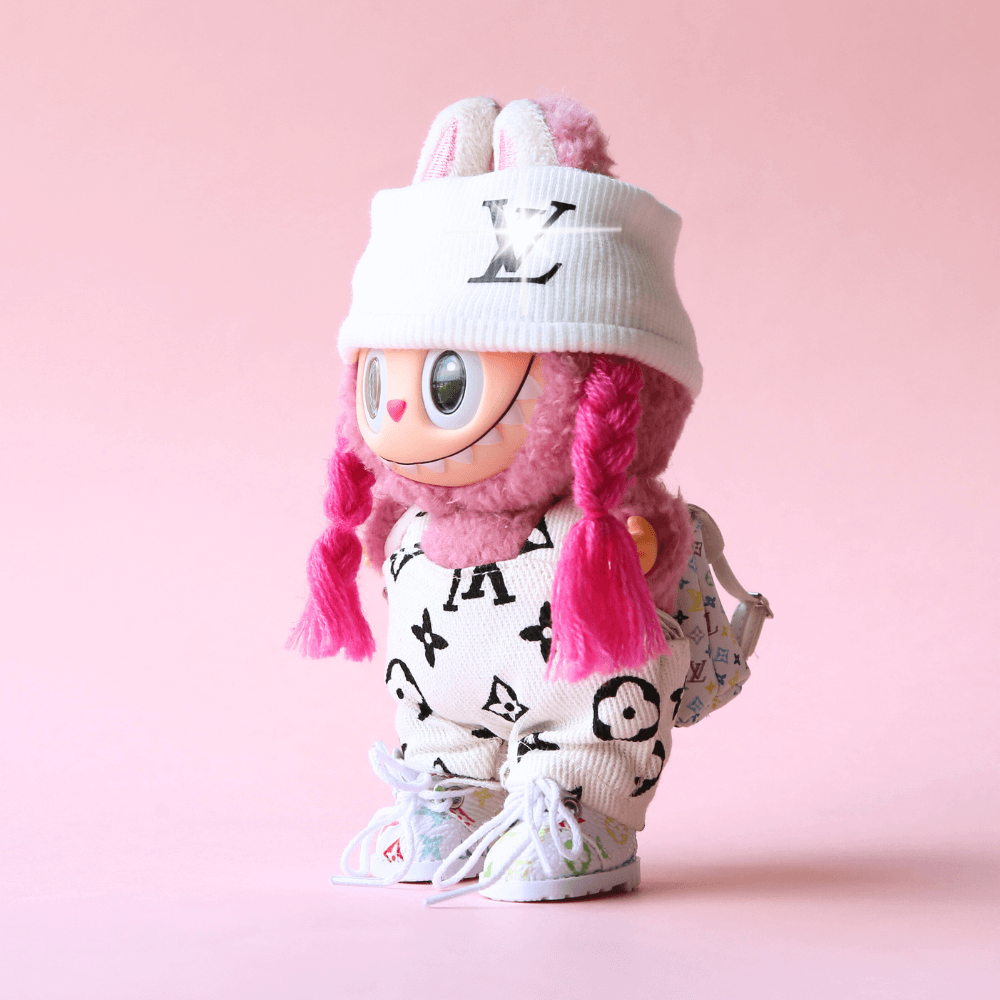 Luxury Monogram Vest Set (5-Piece) for Labubu