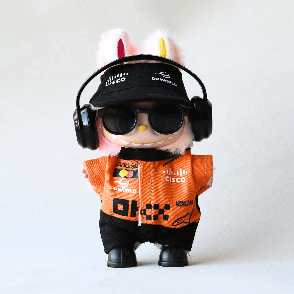 Papaya No.4 Speed·Racing Suit- Labubu Clothes-Boobulo