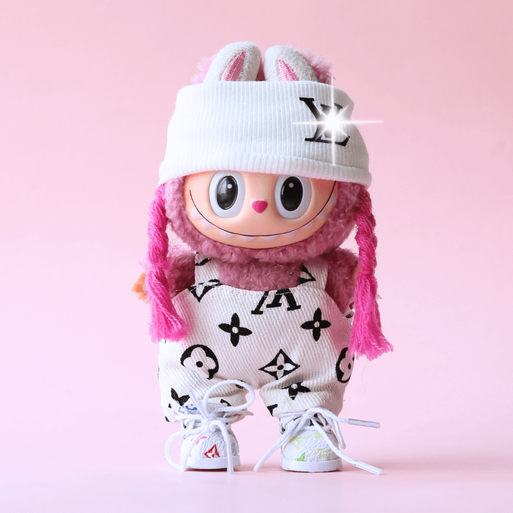 Luxury Monogram Vest Set (5-Piece) for Labubu