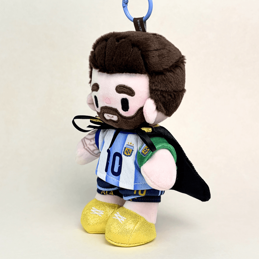 Lionel Messi Argentina #10 Plush Keychain - Changeable Jersey Set