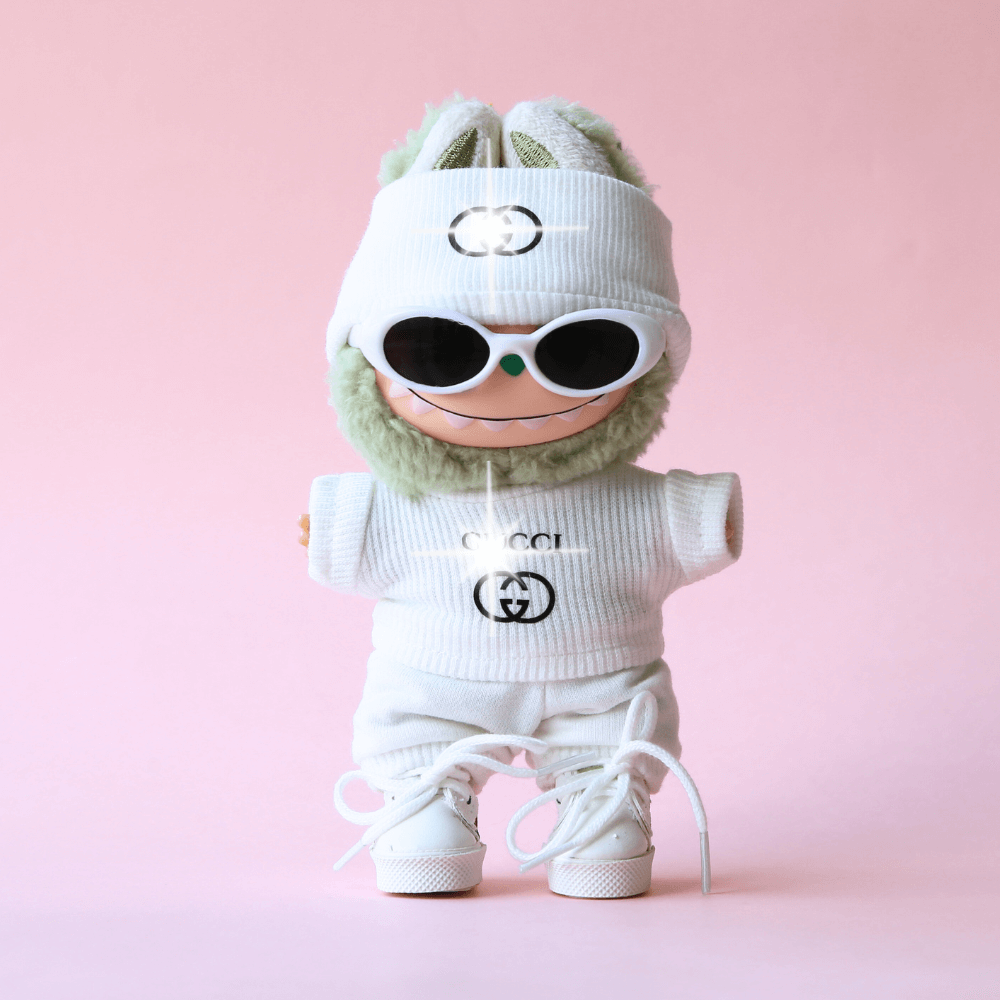 G-Style White Street Set (5-Piece) for Labubu